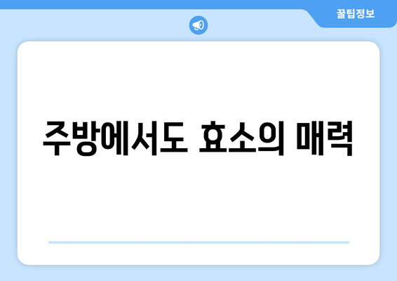 생활용품 효소 활용 방법과 사례 | 효소 청소, 친환경 세탁, 효소 활용 꿀팁